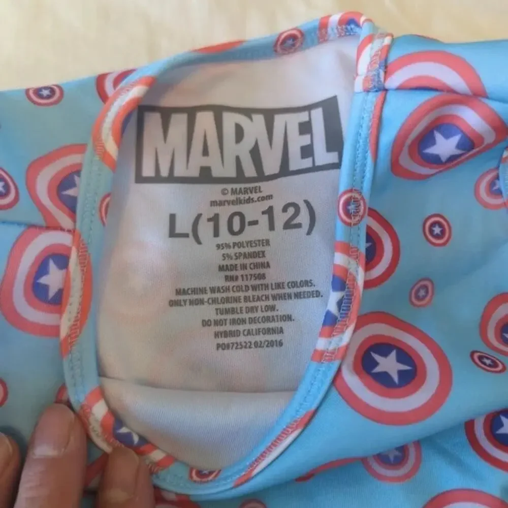 Marvel Captain America Girls Dress – Superhero Costume Style Outfit